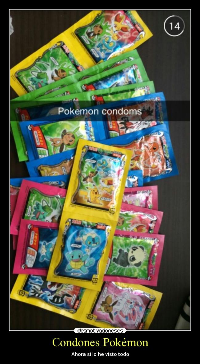 carteles pokemon sexo pokemon condones desmotivaciones