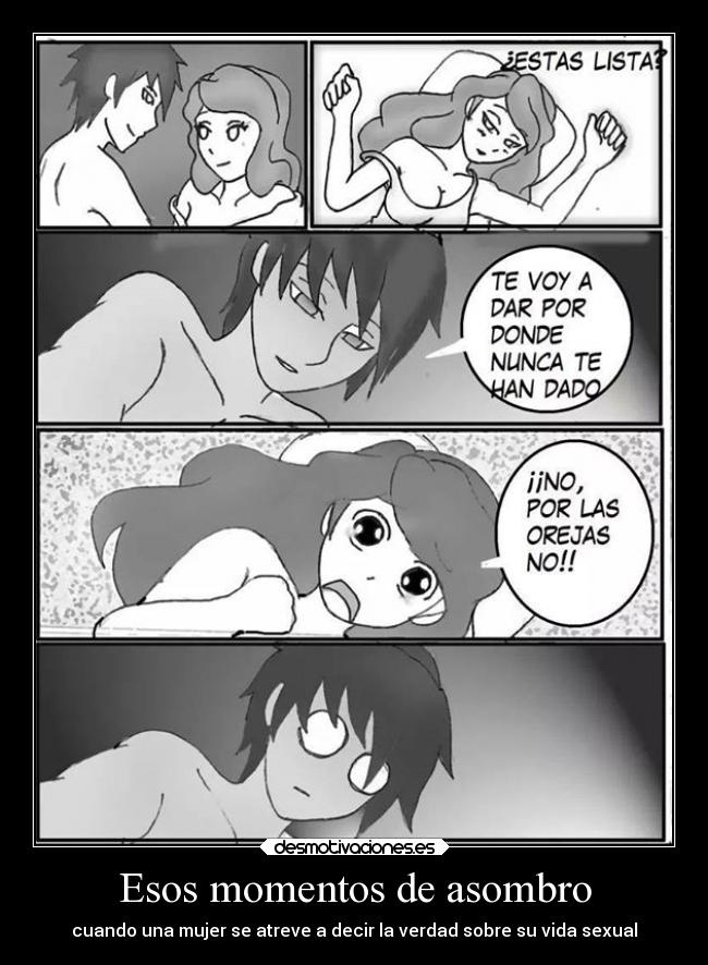 Esos momentos de asombro - cuando una mujer se atreve a decir la verdad sobre su vida sexual