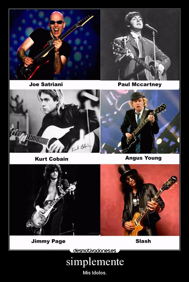 simplemente - Mis Idolos.