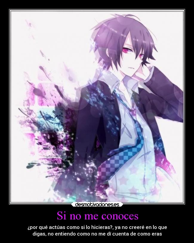 Si no me conoces - 