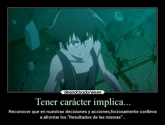 carteles caracter sentimientos caracter decisiones mirai nikki yukki yuno guuubabu desmotivaciones