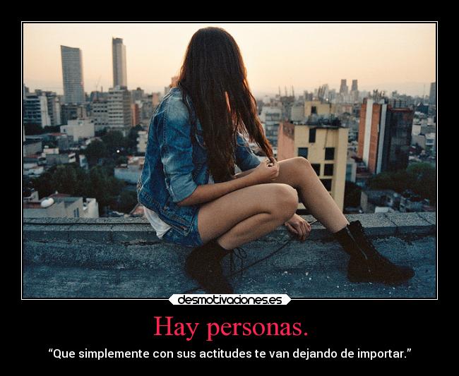 Hay personas. -