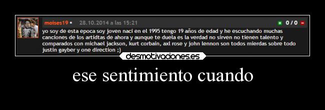 ese sentimiento cuando -