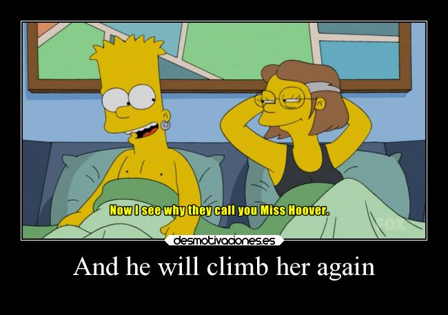 carteles sexo simpsons slipkdemon clandesplazado bart hoover milf profesora fantasia desmotivaciones