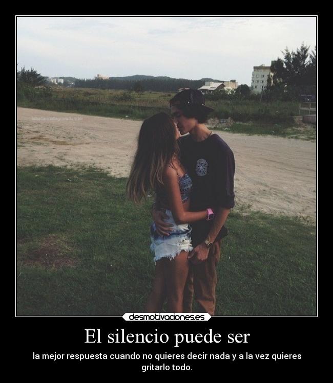 El silencio puede ser -