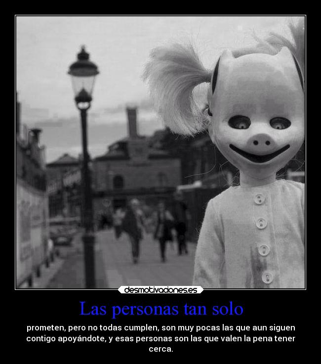 Las personas tan solo - 