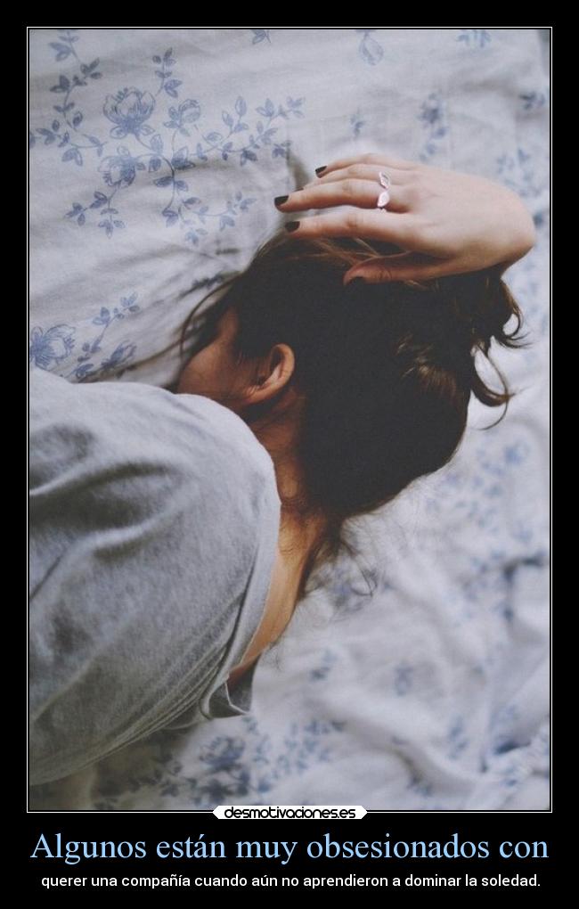 carteles soledad compania obsesion aprender dominar rilacs desmotivaciones