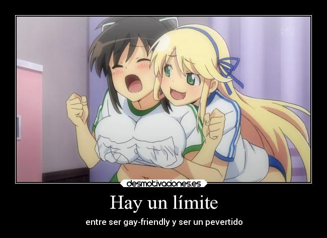 Hay un límite - entre ser gay-friendly y ser un pevertido