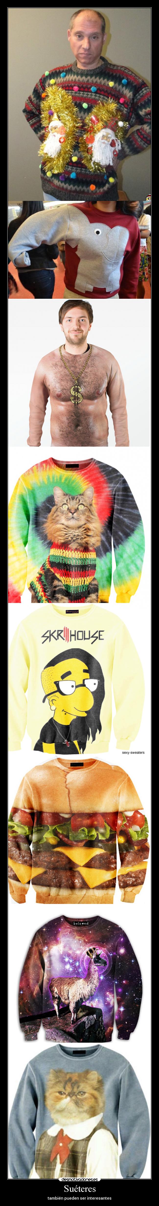 Suéteres - también pueden ser interesantes