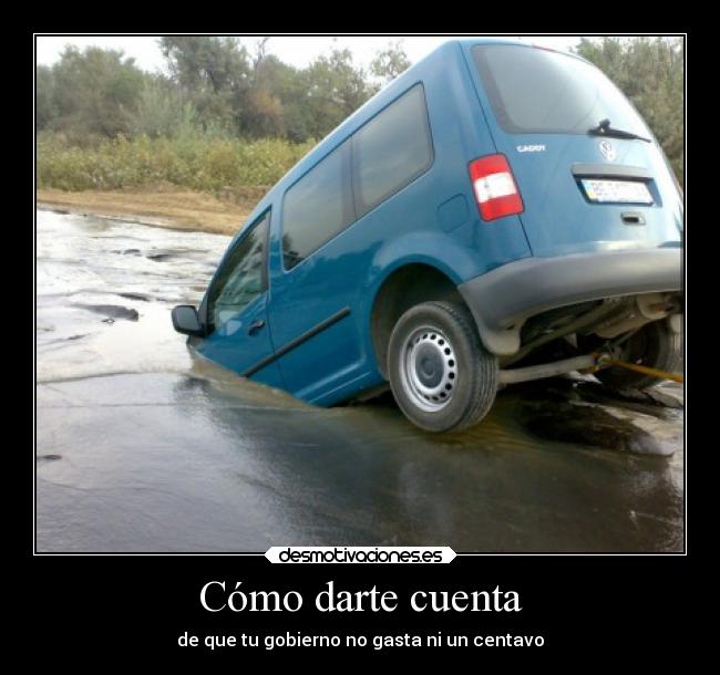 Cómo darte cuenta - de que tu gobierno no gasta ni un centavo