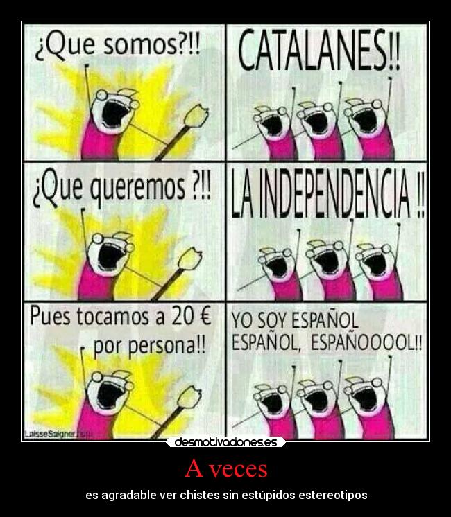 A veces - es agradable ver chistes sin estúpidos estereotipos