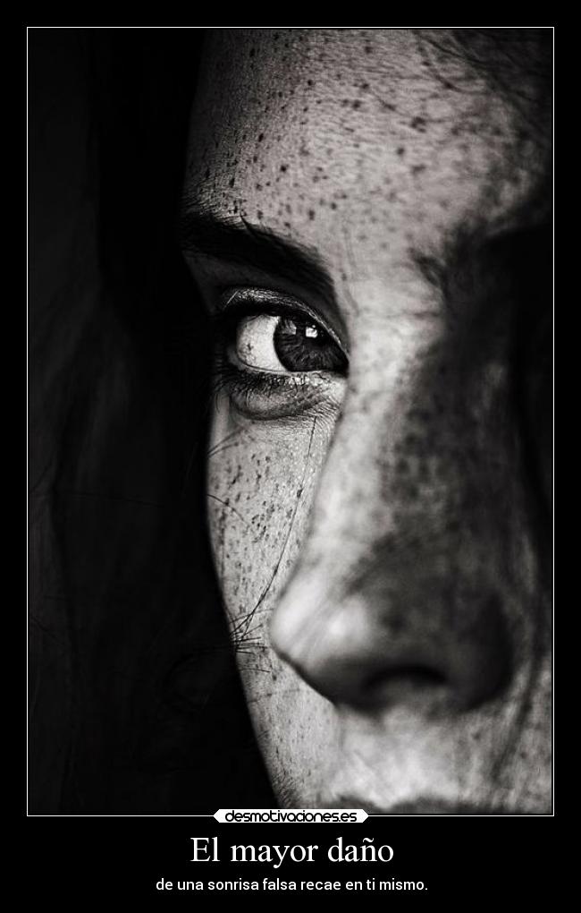 carteles tristeza sonrisa desmotivaciones