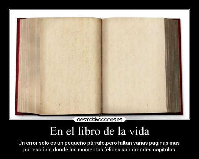 En el libro de la vida -
