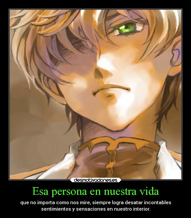 Esa persona en nuestra vida -