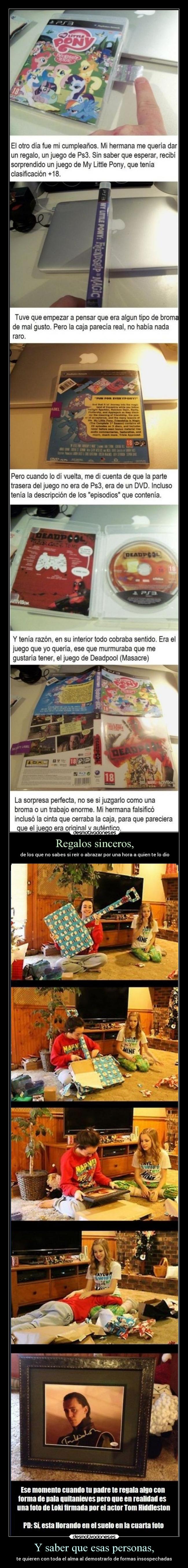 Y saber que esas personas, - 