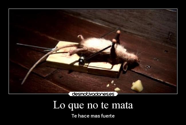 Lo que no te mata -