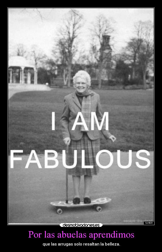 Por las abuelas aprendimos -