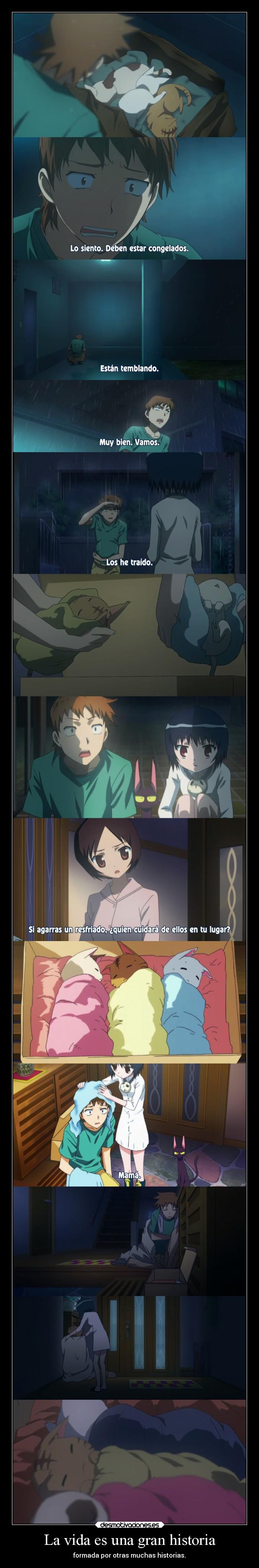 La vida es una gran historia -