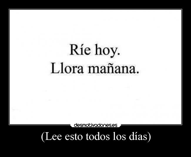 (Lee esto todos los días) - 