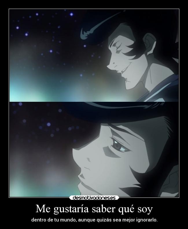 Me gustaría saber qué soy - 