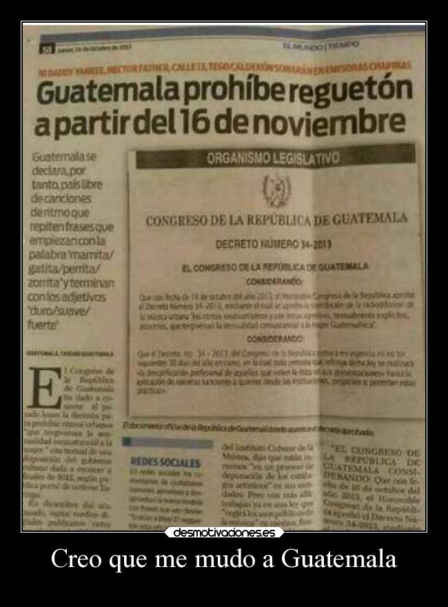 Creo que me mudo a Guatemala - 