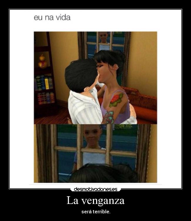 carteles vida sims terrible cuernos desmotivaciones