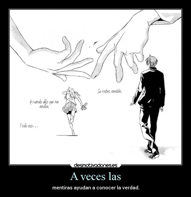 A veces las - 