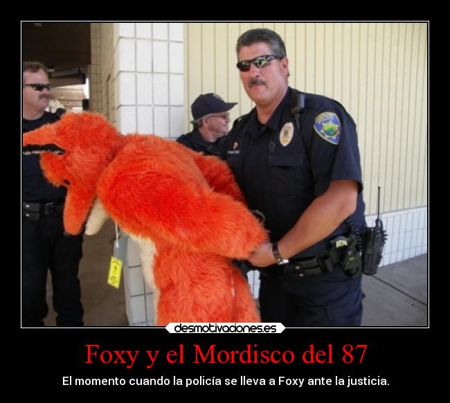 carteles videojuegos five nights freddys fnaf 5naf foxy mordisco 1987 desmotivaciones