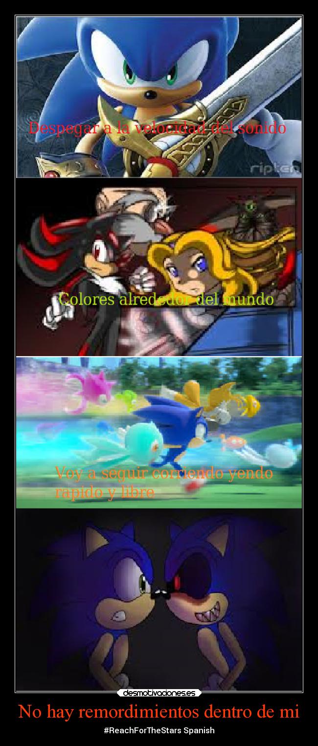 carteles videojuegos megacartel sonic sonicexe soniccolors shadow ejercitodemar kielter desmotivaciones
