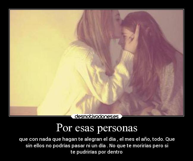 Por esas personas - 
