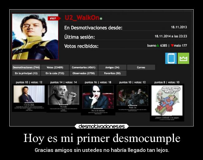 Hoy es mi primer desmocumple - 