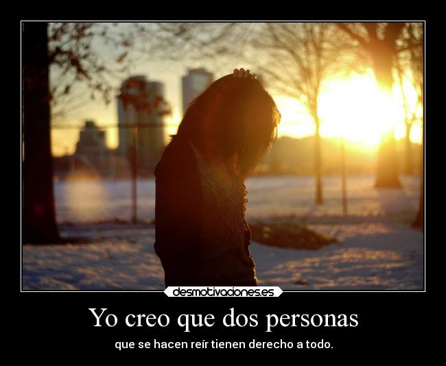 Yo creo que dos personas - 