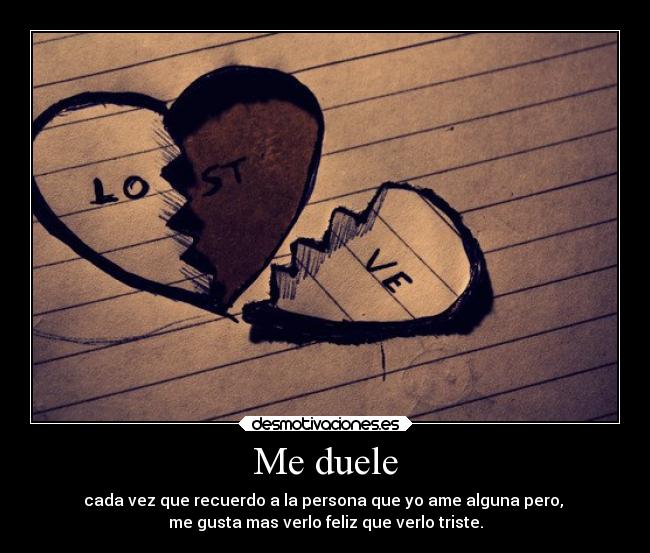 Me duele -