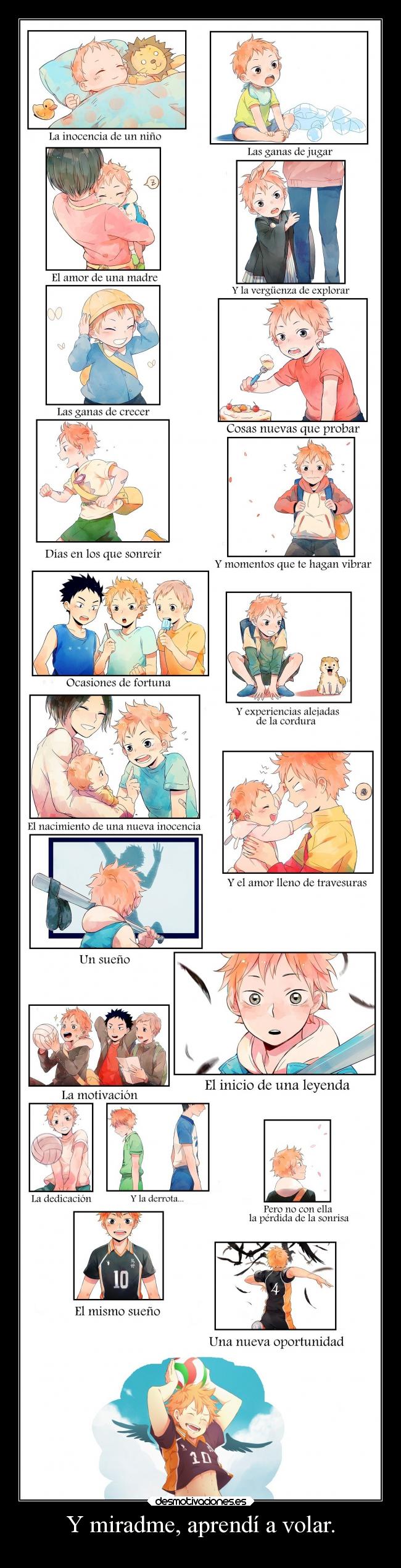 Y miradme, aprendí a volar. - 