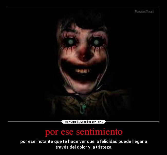 por ese sentimiento -