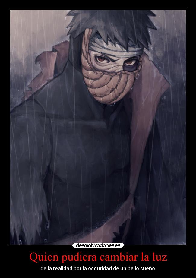 Quien pudiera cambiar la luz - de la realidad por la oscuridad de un bello sueño.
