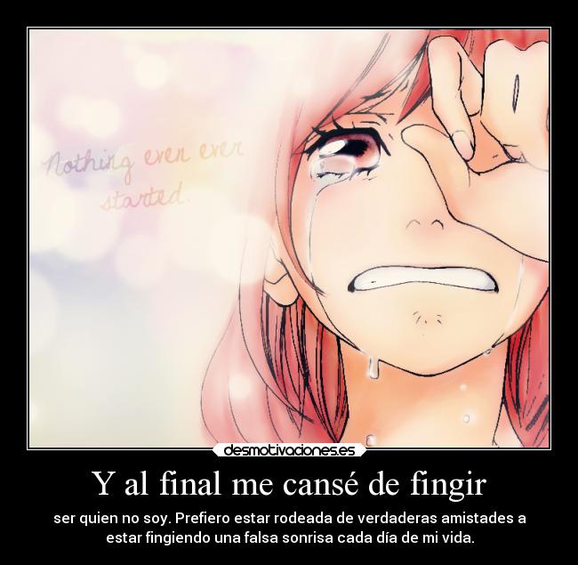 carteles amigos anime futaba kou verdaderos aoharuride desmotivaciones