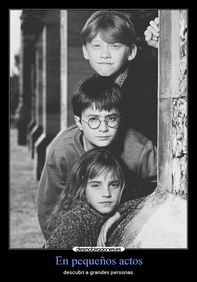 En pequeños actos -