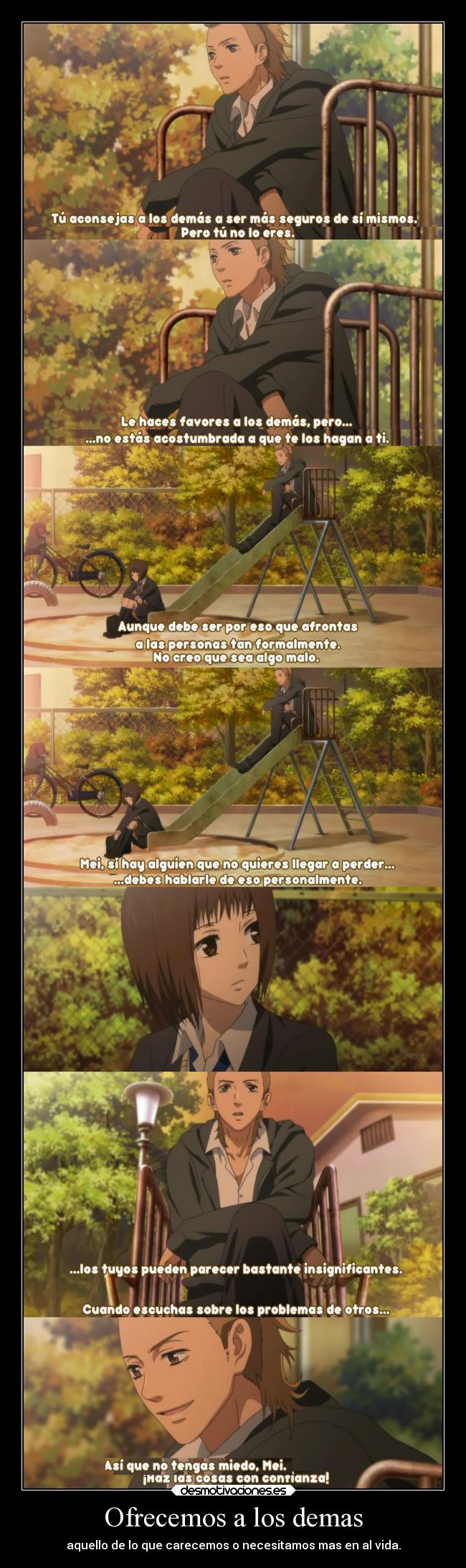 Ofrecemos a los demas -