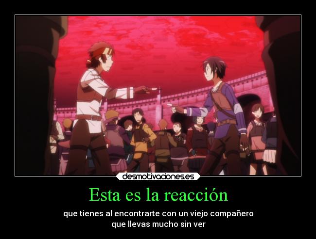 Esta es la reacción -