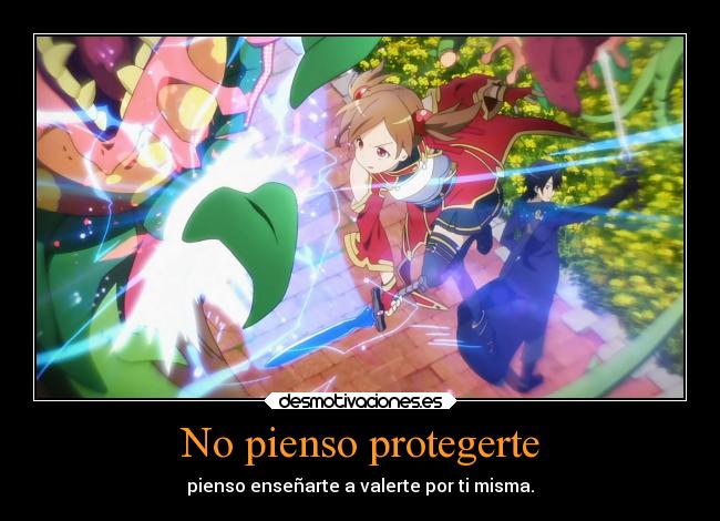 No pienso protegerte -