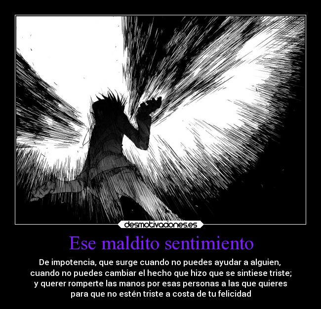 Ese maldito sentimiento -