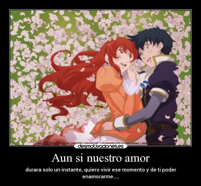 carteles amor amor anime rome julieta desmotivaciones