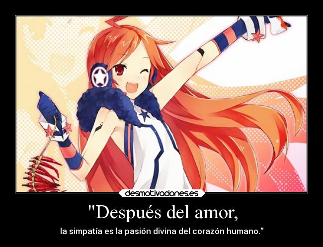 Después del amor, - 