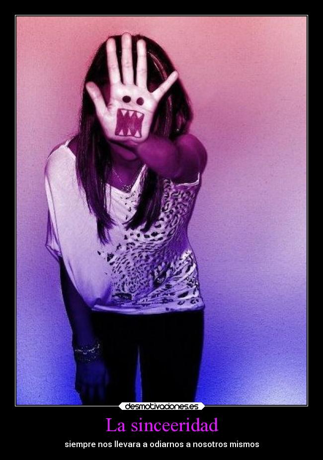 La sinceeridad -