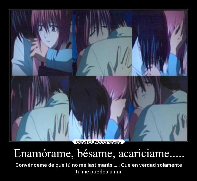 carteles amor elfen lied escena final lucy kouta beso desmotivaciones