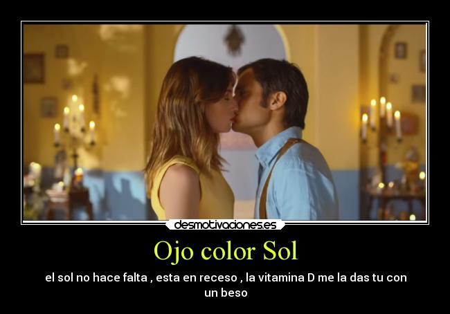 Ojo color Sol -