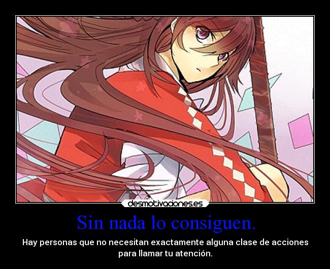 carteles anime alice baskerville pandorahearts mujeres atencion sinesfuerzo desmotivaciones