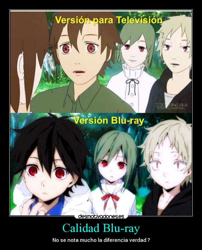 Calidad Blu-ray - No se nota mucho la diferencia verdad ?