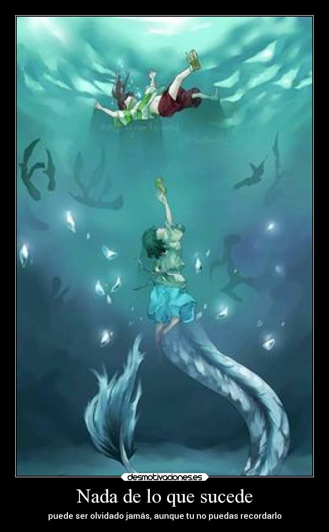 Nada de lo que sucede -